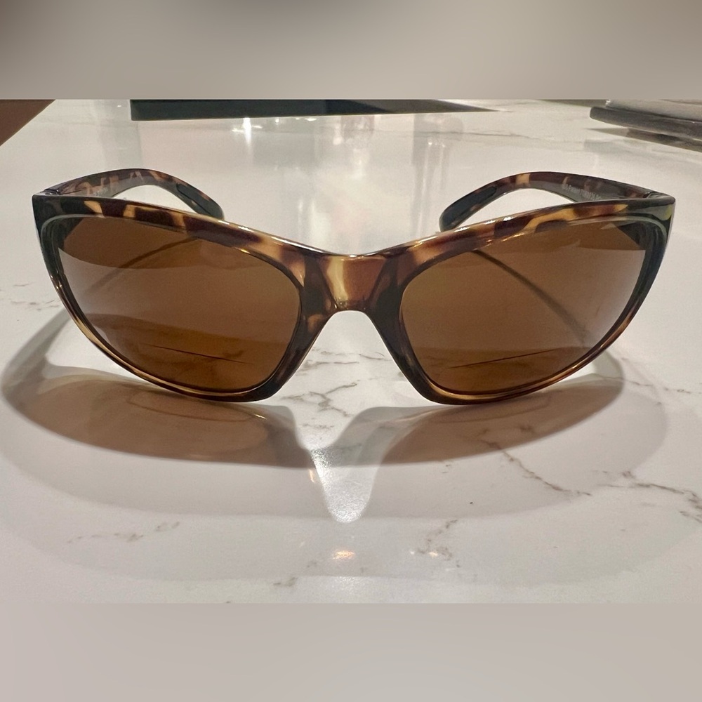 LL Bean Tortoise Shell Sunglasses Bifocal +2.00 Size Small